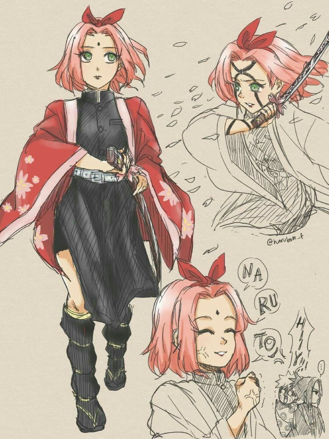 Sakura Haruno in Demon Slayer Explained as a Naruto Crossover Myth